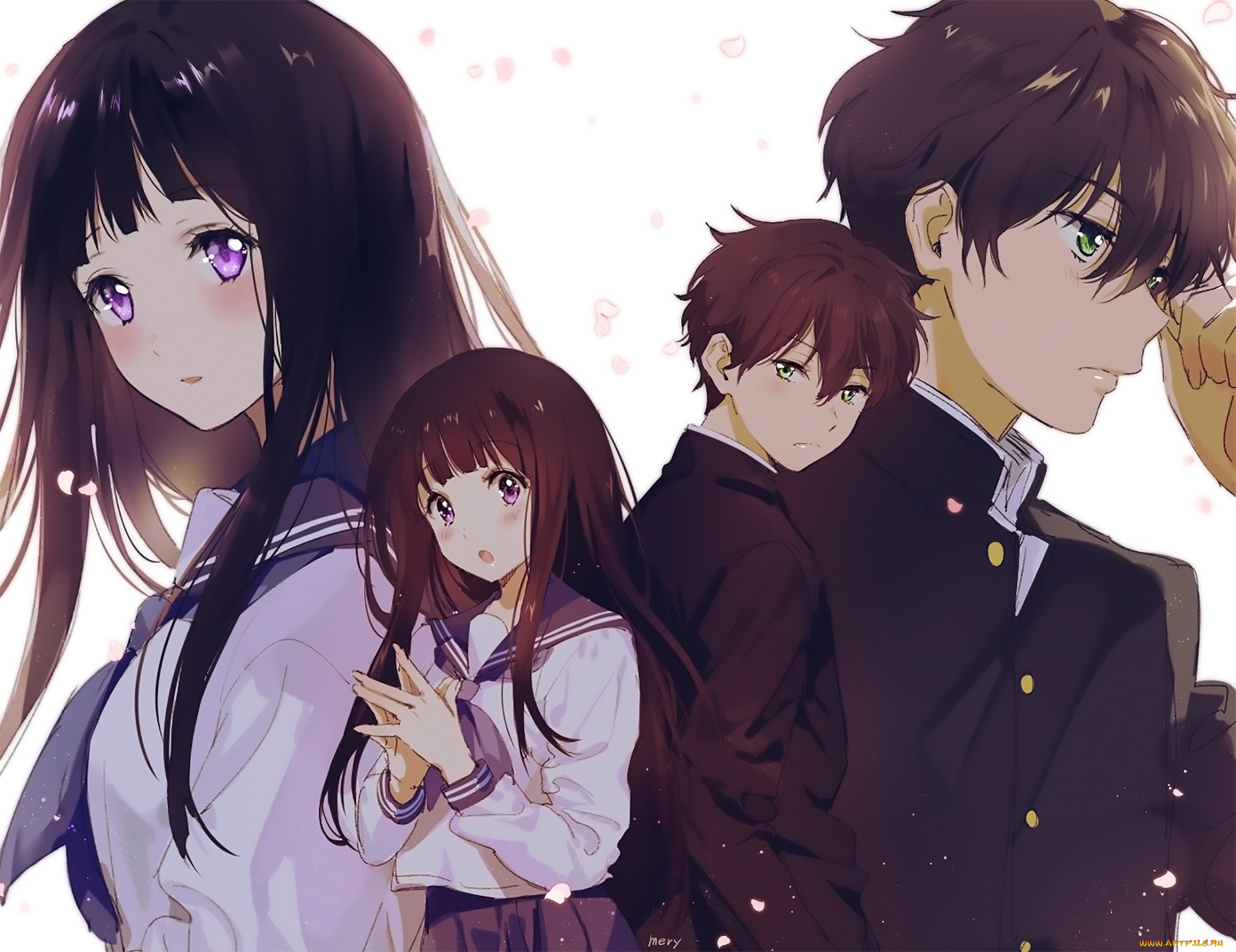 Обои Аниме Hyouka, обои для рабочего стола, фотографии аниме, hyouka,  персонажи Обои для рабочего стола, скачать обои картинки заставки на  рабочий стол.